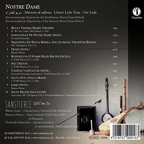 Ensemble Sanstierce  - Sanstierce: Nostre Dame [Audio CD]