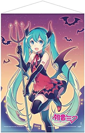 POPbuddies Hatsune Miku Wallscroll Herbst (Halloween) 50 x 70 cm