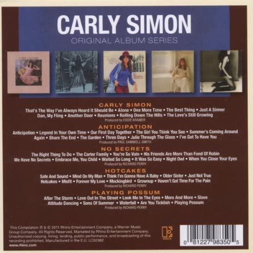 Original Album Series [5er-Pack] – Carly Simon [Audio-CD]