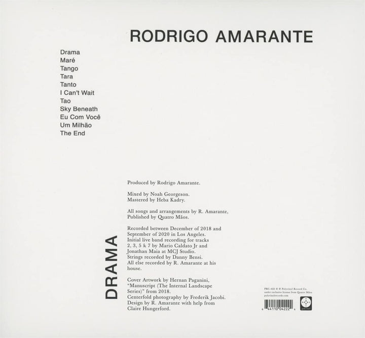 RODRIGO AMARANTE - DRAMA [Audio-CD]