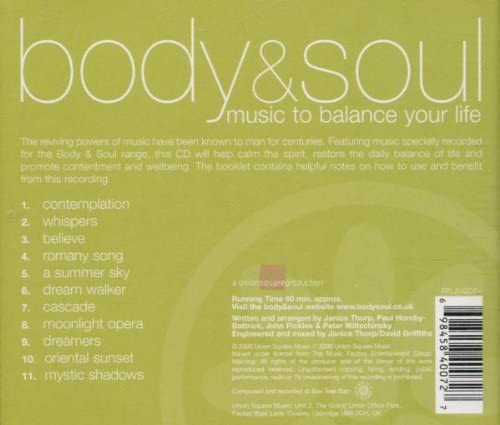 Body and Soul - Relaxation: Resting the Mind Reviving the Body [Audio CD]