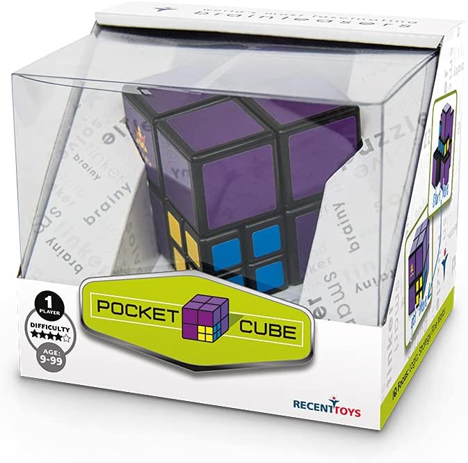 Meffert's M5059 Pocket Cube von Recent Toys Denksport-Puzzle, mehrfarbig