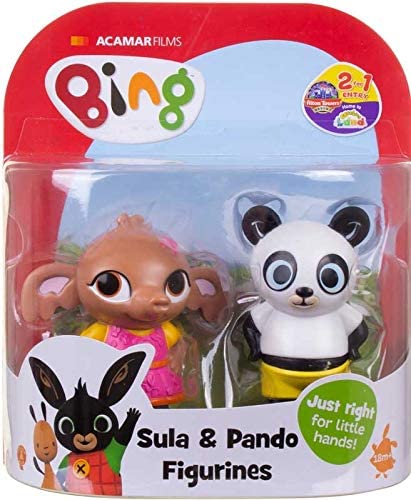 Gouden Beer Bing and Friends figuur Twin Pack Sula en Pando figuren