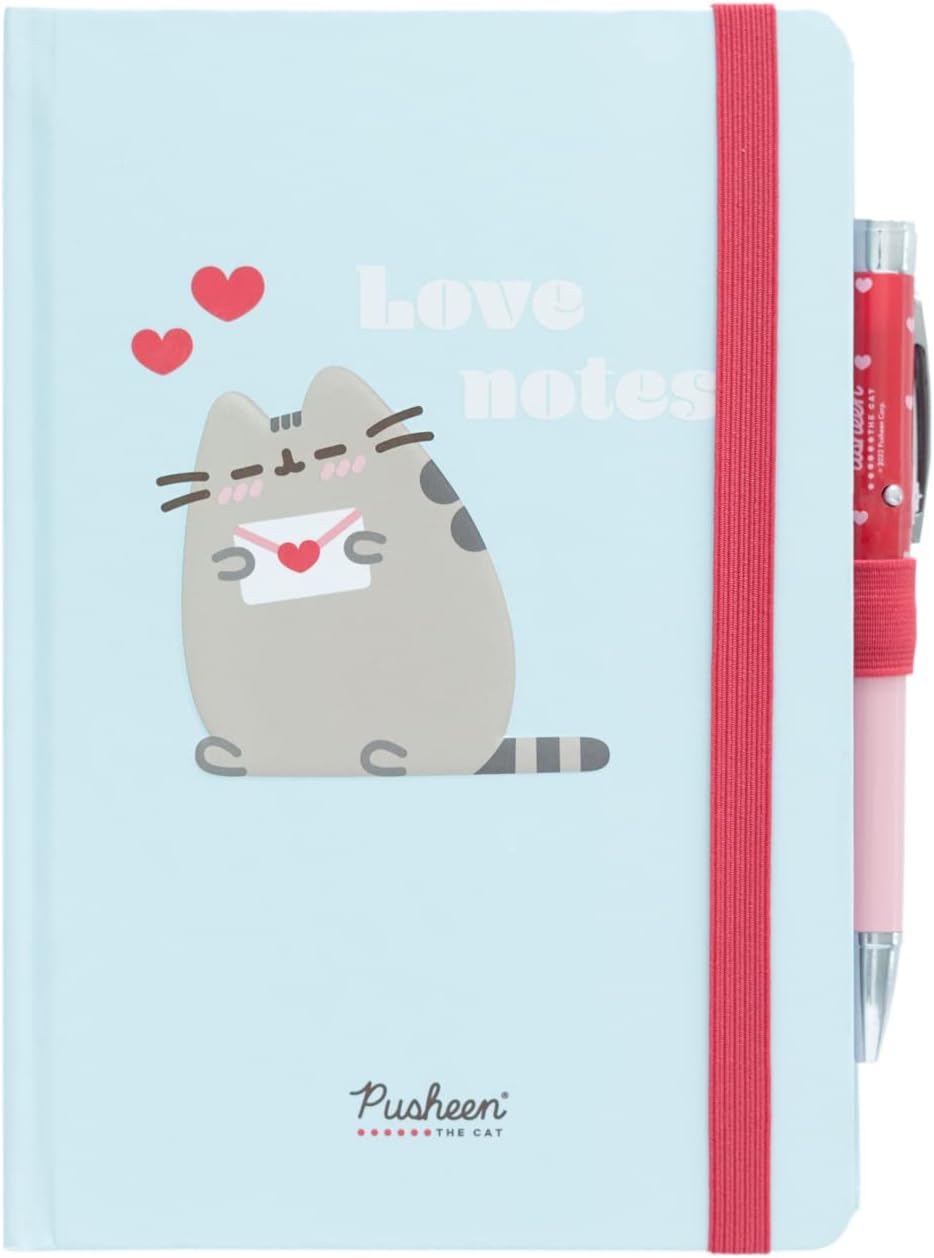 Grupo Erik Pusheen Love Collection Premium A5 Notebook With Projector Pen | Notebooks A5