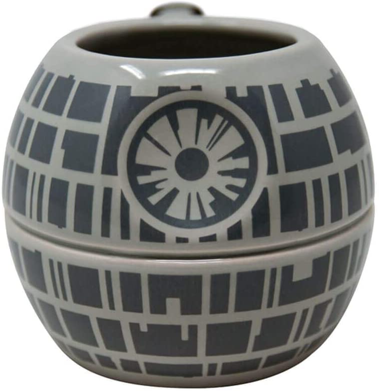 Star Wars SCMG25110 Tasse, 15 oz/450 ml, Keramik, 3D-Todesstern, 450 Milliliter