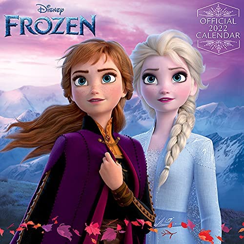 Disney Frozen Kalender 2022 – Monatsplaner 30 cm x 30 cm – offizielles Merchandise