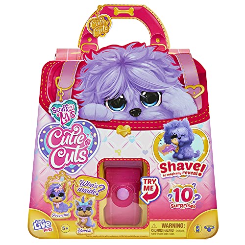 Little Live Pets Scruff-a-Luvs Cutie Cuts zum Rasieren, Enthüllen und Stylen, Plüsch-Rettungshaustier und 30319 Cutie Cuts Lil Snippers