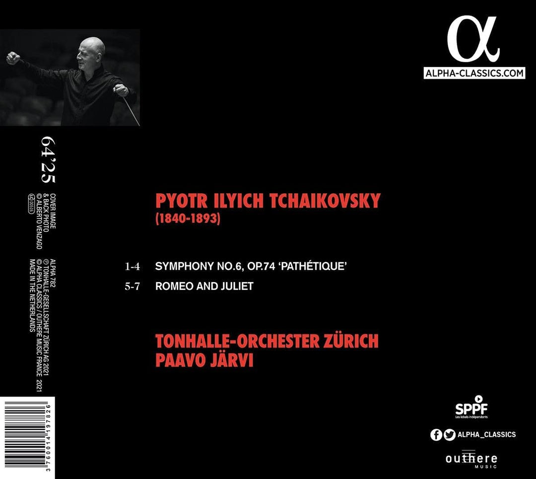 Paavo Järvi - Tschaikowsky: Sinfonie Nr. 6 „Pathtique“ &amp; Romeo und Julia [Audio-CD]