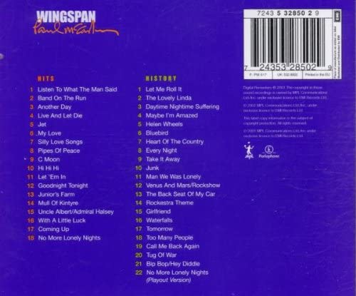 Wingspan: HITS And HISTORY  [Audio CD]