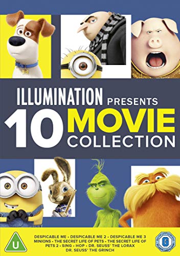 Illumination 10-Filmsammlung [DVD] [2020] – Familie/Komödie [DVD]