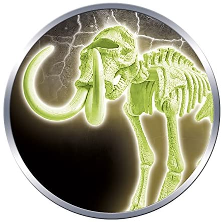 Ciencia y Juego Science and Game – arqueojugando Mamut Fluorescent, Educational Game (Clementoni 550272)