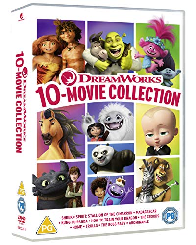 Dreamworks 10-Filmsammlung [2020] – Komödie/Fantasy [DVD]