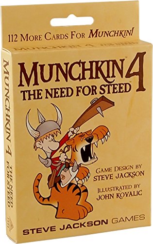 Munchkin SJG01444 4 Need for Steed Kartenspiel