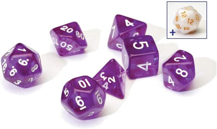 Translucent Purple Poly Set - Sirius Dice