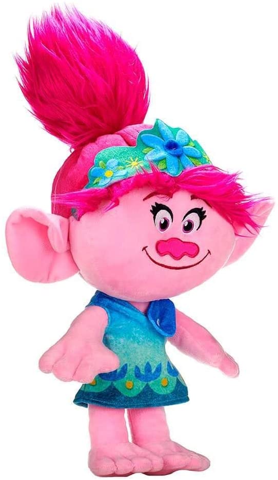 Posh Paws 37449 Trolls World Tour Poppy Peluche 46 cm (18 pouces) Multi