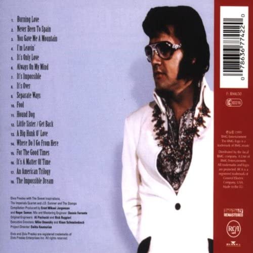 Burning Love - Elvis Presley [Audio-CD]