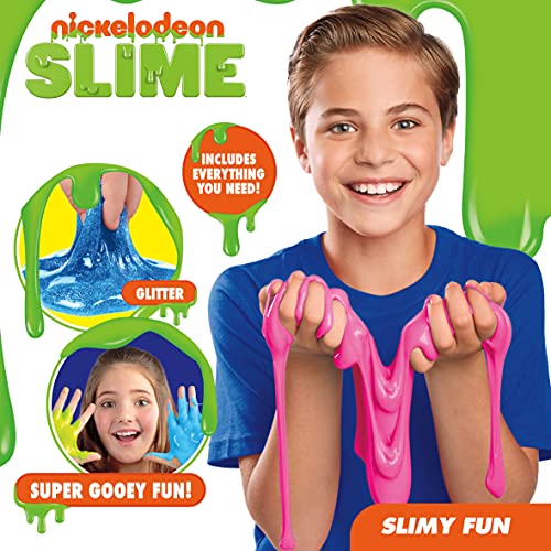 Nickelodeon Slime Slimy Fun Kit, Zutaten für die Schleimherstellung, Spielset, Schleimaktivator