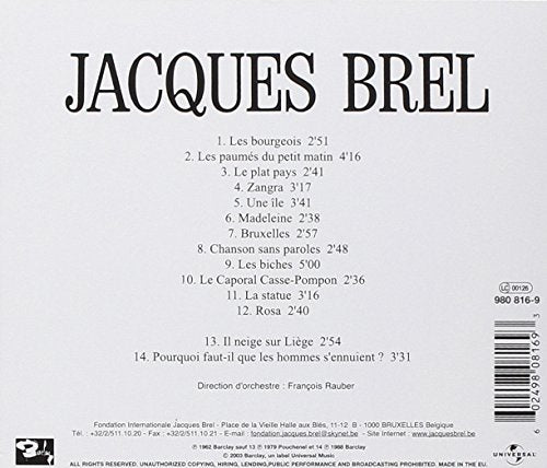 Jacques Brel - Les Bourgeois [Audio-CD]