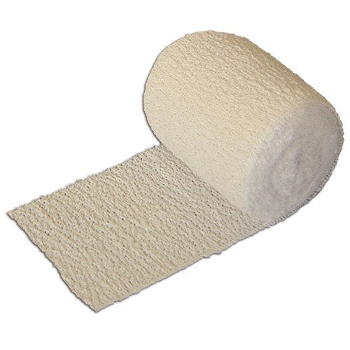 Safety First Aid Group Krepp-Baumwoll-Bandagen, 10 cm x 4,5 m, 6 Stück