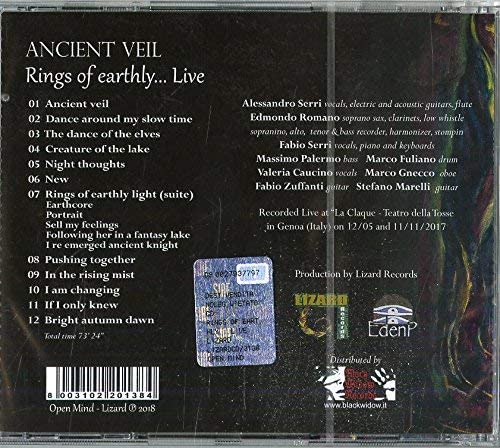 Ancient Veil - Rings Of Earthlylive [Audio CD]