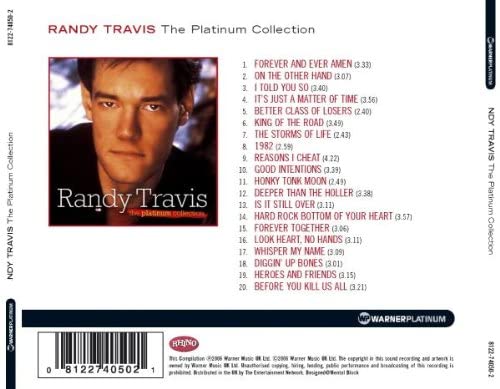 Randy Travis – Randy Travis – The Platinum Collection [Internationale Veröffentlichung] [Audio-CD]