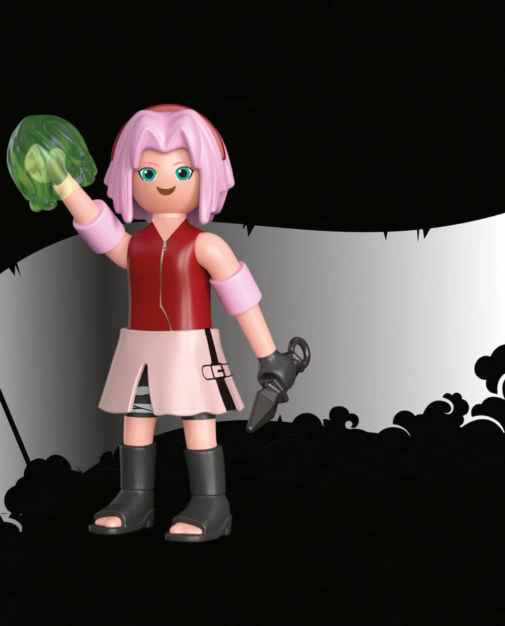 Playmobil 71098 Naruto: Sakura Figurenset, Naruto Shippuden Anime-Sammlerfigur