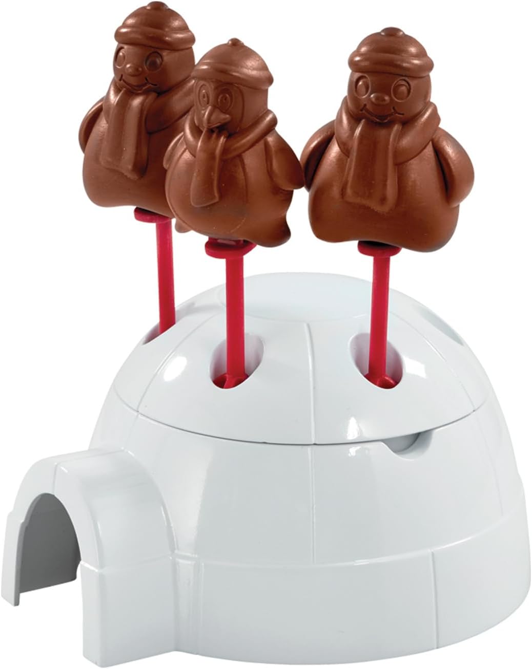 Mr Frosty Choc Eismaschine, Retro-Spielzeugmaschine aus Kunststoff in Schneemannform für Kinder bis M