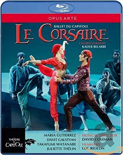 Adam: Le Corsaire [Maria Gutirerrez, Davit Galstyan, Takafumi Watanabe, Juliette Thelin] [2014] [Region Free] – [Blu-ray]