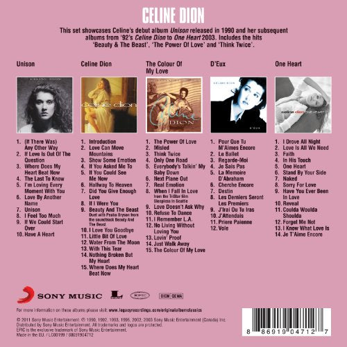 Original Album Classics - Céline Dion [Audio CD]