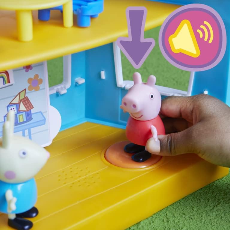 Peppa Pig Peppa's Club Peppa's Clubhouse-Vorschulspielzeug nur für Kinder; Soundeffekte