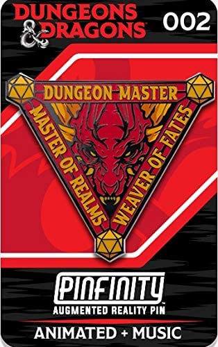 Pinfinity PFDD002 Dungeons &amp; Dragons-Dungeon Master Augmented Reality Pin