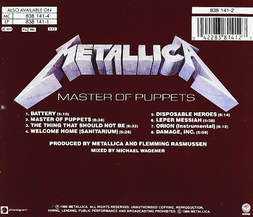 Master Of Puppets [Audio-CD]