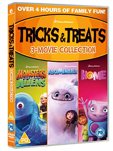 Tricks &amp; Treats (Monster V Alien/Home/Abominable) [DVD] [2020] – Animation [DVD]