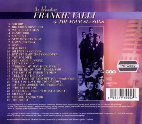 The Definitive Frankie Valli &amp; The Four Seasons – The Four Seasons [Audio-CD]