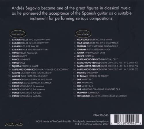 Die spanische Gitarrenmagie von Andres Segovia - Segovia [Audio-CD]