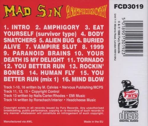 Mad Sin - Amphigory [Audio-CD]