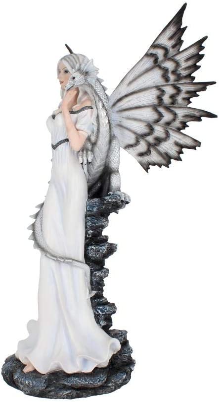 Nemesis Now Vanya-Figur, 55 cm, Weiß, Größe 27 cm