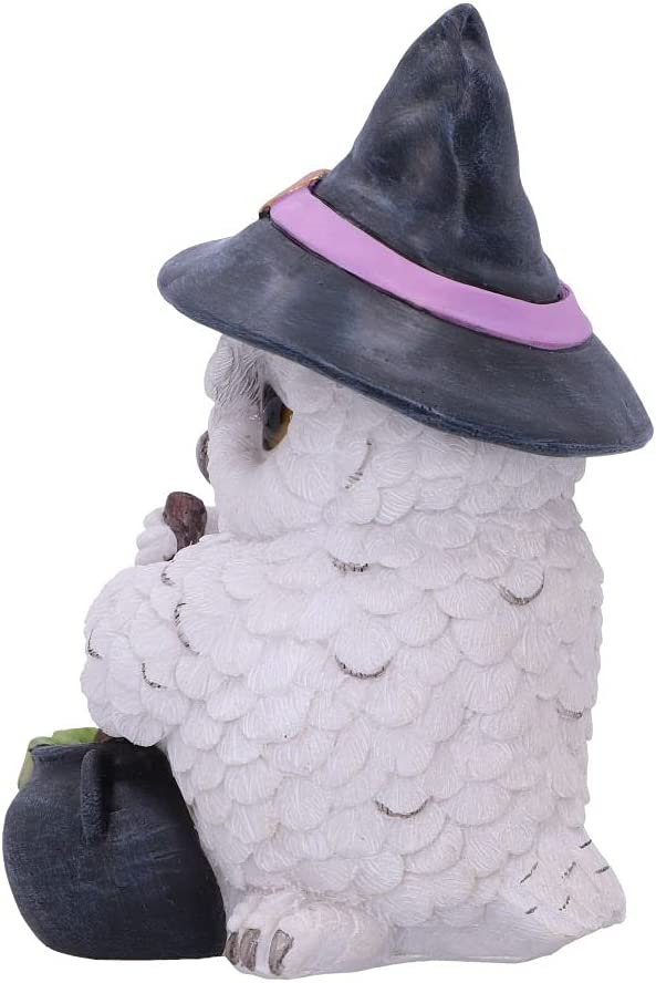 Nemesis Now Owl Potion Figur 17,5 cm, Weiß