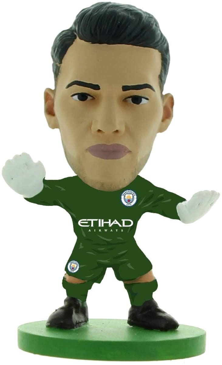 SoccerStarz SOC1310 National Soccer Club Man City Ederson-Heimtrikot (Version 2019)/Figuren, Grün