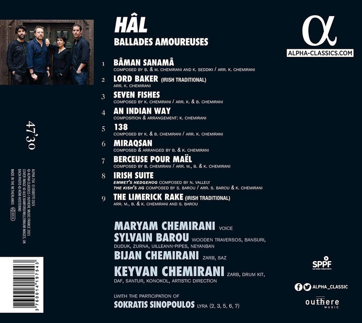 Keyvan Chemirani - Hâl. Ballades amoureuses [Audio-CD]