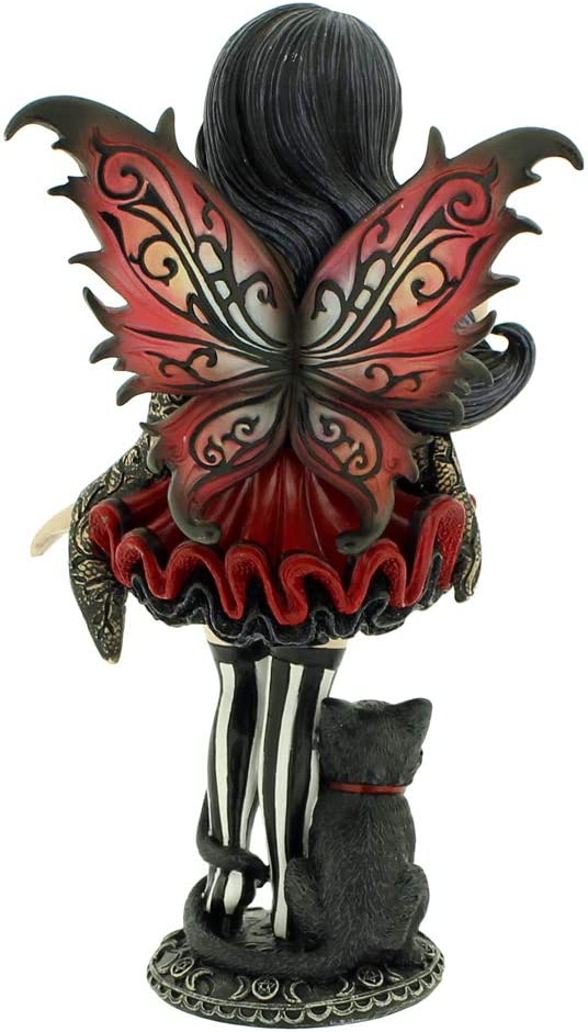 Nemesis Now Hazel Fairy Figur, 16 cm, Rot, Kunstharz