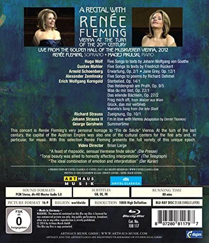 Ein Konzert mit Rene Fleming: Wien an der Wende des 20. Jahrhunderts [2014] – [Blu-Ray]