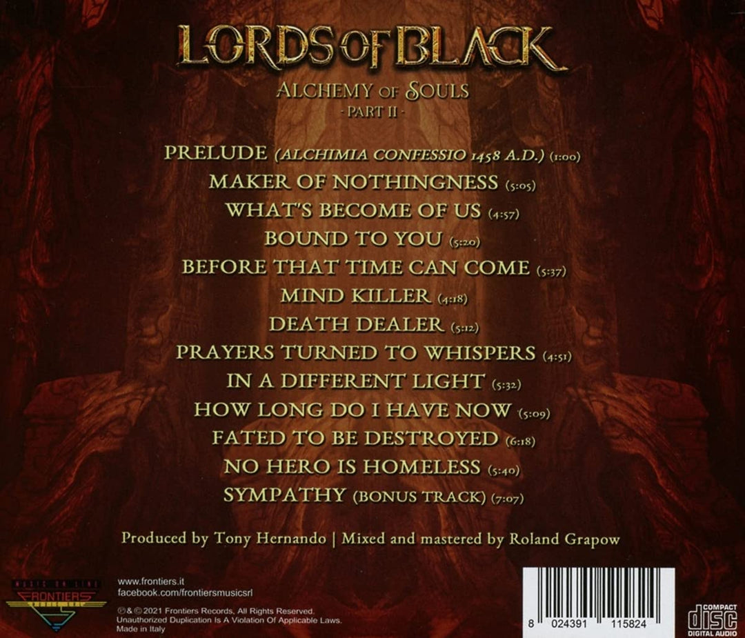 Lords of Black – Alchemy Of Souls – Teil Ii [Audio-CD]