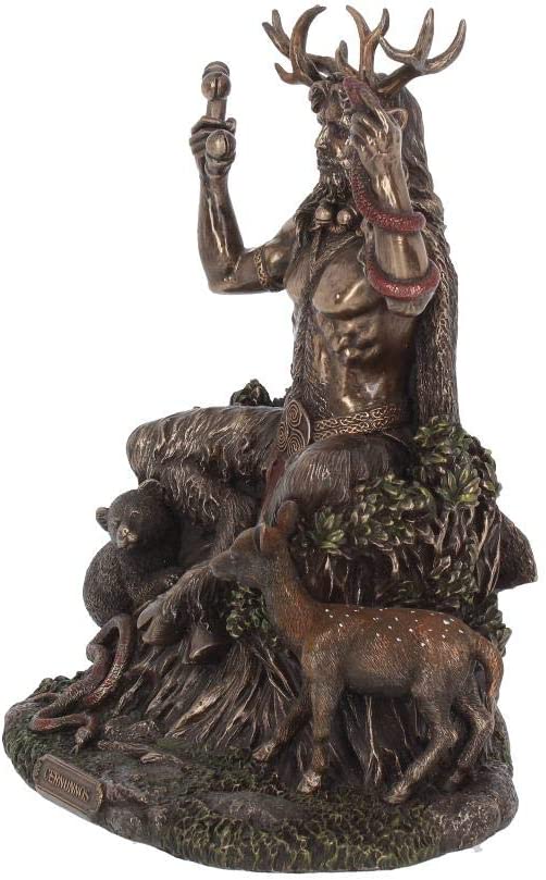 Nemesis Now Cernunnos und Tiere 23 cm Figur, Bronze