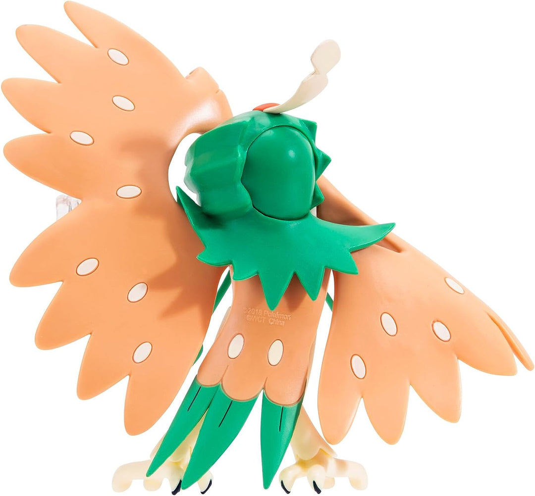 Pokémon PKW3038 verfügt über eine 11,4 cm große Decidueye-Kampffigur mit Pfeilwerfer