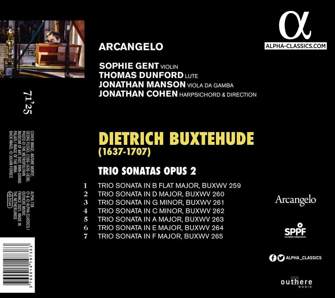 Buxtehude: Trio Sonatas Op. 2 [Audio CD]