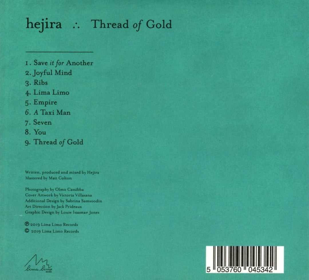 THREAD OF GOLD - HEJIRA [Audio-CD]