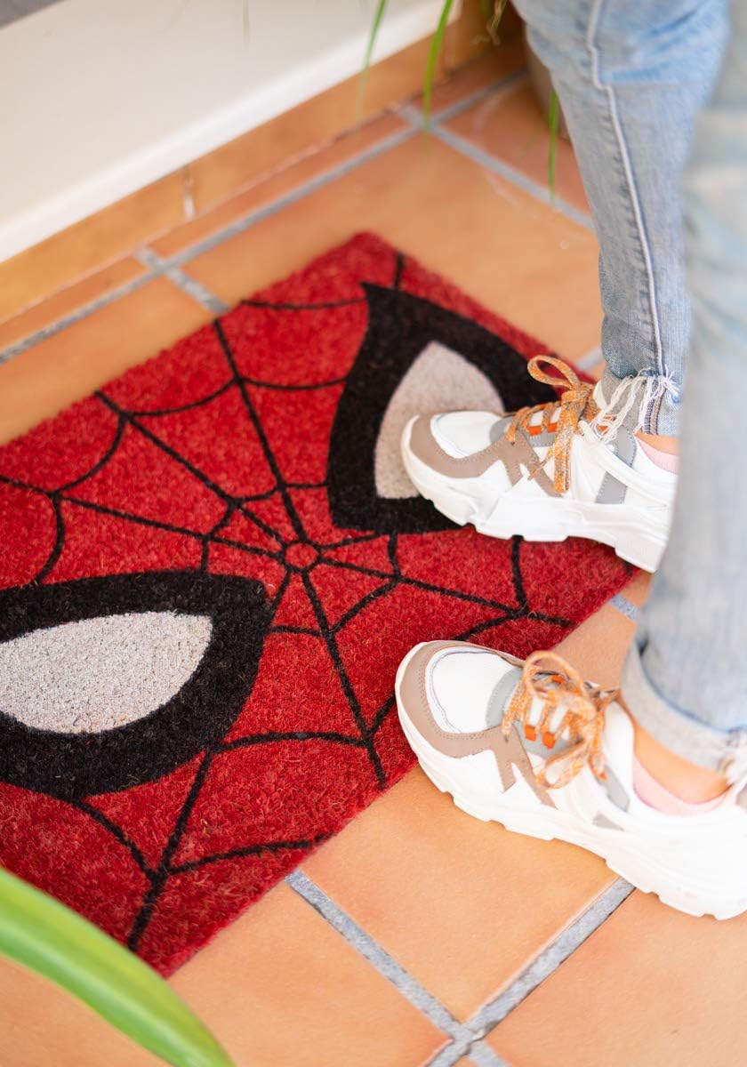 Grupo Erik Official Marvel Spider-Man Door Mat - 15.7 x 23.6 Inches / Indoor Door Mat & Outdoor Door Mat