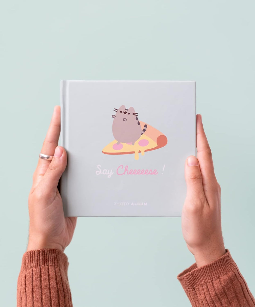 Official Pusheen Self-Adhesive Photo Album - 6.3 x 6.3 inch / 16 x 16 cm / Photo Books For Memories