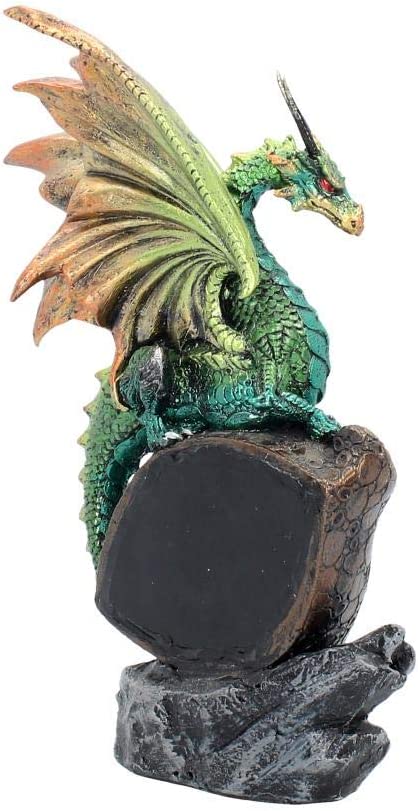 Nemesis Now U2023F6 Auge des Drachen, grüne Figur, 25 cm, grün